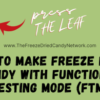 how to freeze dry candy with FTM